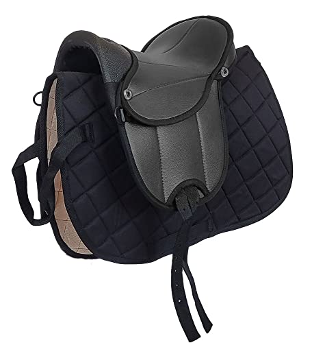 A&M Reitsport Shetty/Holzpferd - Sillín infantil (30,5 cm) Cover