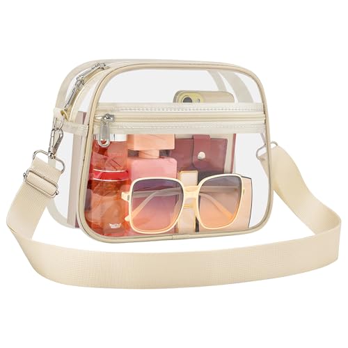 Image of USPECLARE Clear Bag for Stadium Events Clear Sports Fan Handbags Purses
