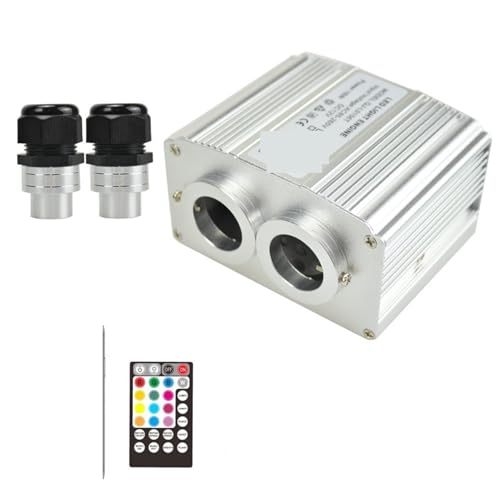 Fibra óptica con luces LED RGBW de 16W, control por app y música