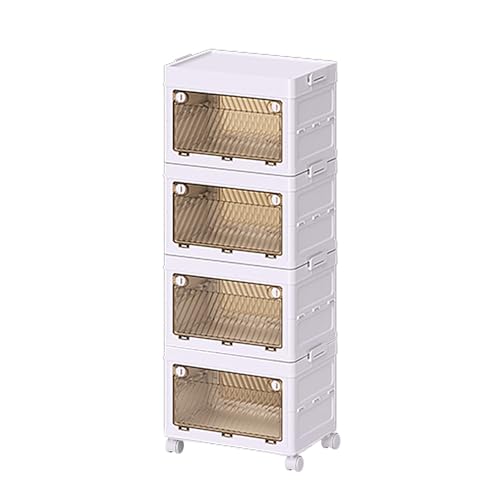 Armoire pliante avec cubes de rangement modulaires et rigides