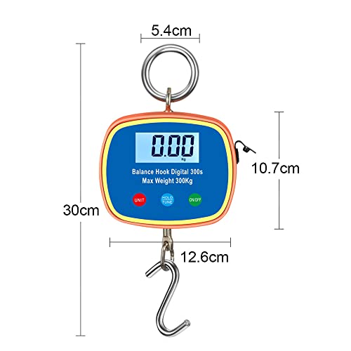 Báscula Grúa Digital 300KG con Doble Pantalla LCD miniatura 4