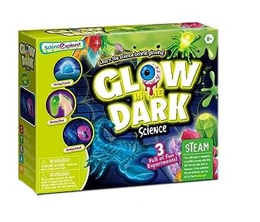 TedderApp Glow in The Dark Science Kit, Develop The Child's Educational, fine Motor, and Intellectual Skills