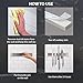 Hamletoff Premium Magnetic Knife Strip for Wall no Drilling – 12 Inch Stainless Steel Magnetic Knife Holder with Neodymium Magnet Strong Adhesive Tape - Lightweight Kitchen Magnet Knife Bar