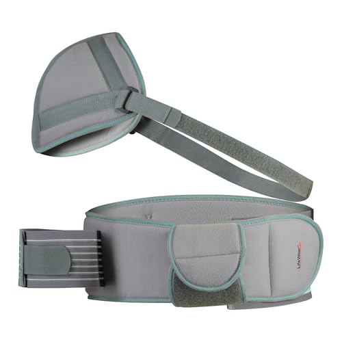 Image of Life Wear Elastic Shoulder Immobilizer, Support for Post-operative Surgeries and Soft Tissue Injuries, Shoulder Brace for Fractures and Dislocations, For Men and Women, Size (S)