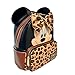Loungefly Exclusive Disney Minnie Mouse Leopard Print Double Strap Shoulder Bag
