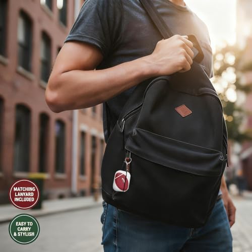 Image of for AirPods Pro 2 Case Leather, Crazy Horse Airpods Pro Soft PU Leather Case Cover with Keychain,for Apple Airpod Pros 2nd Generation 2023 2022 /AirPods Pro 2 /1 Gen for Man Women(Russian-03)