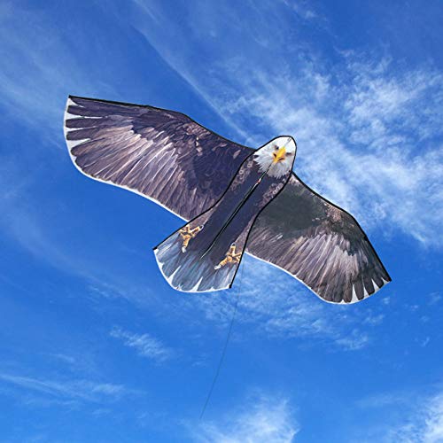 Jekosen 70" Bald Eagle Huge Kite For Kids And Adults Single Line String Easy To Fly For Beach Trip Park Family Outdoor Games And Activities #TOP2