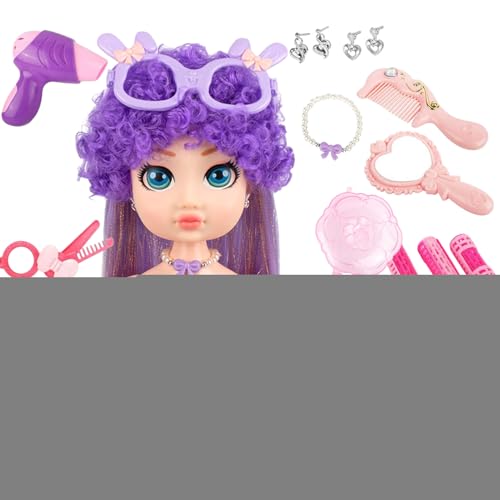 Kit de maquillage et tête à coiffer, le cadeau idéal pour fille de 3 ans