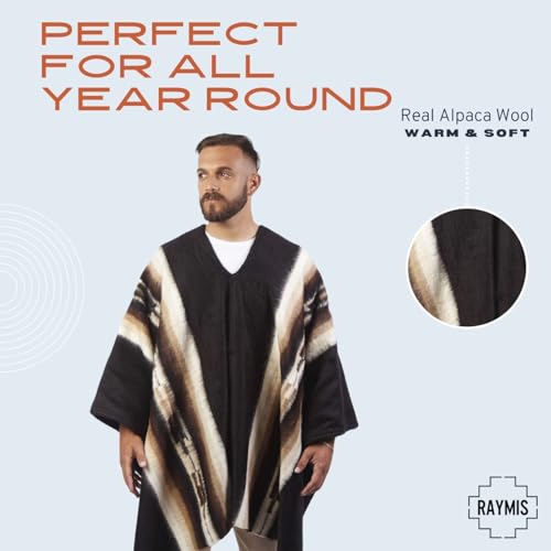 Alpaca Poncho For Men | Alpaca Ponchos Adult Alpaca Hoodie Men Cloaks | Alpaca Mexican Poncho | Pancho Ponchos For Men4