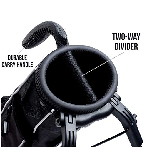 Sunday Golf - Lightweight Sunday Golf Bag with Strap and Stand – Easy to Carry and Durable Pitch n Putt Golf Bag – Golf Stand Bag for The Driving Range, Par 3 and Executive Courses – 31.5 inches Tall… - Image 5