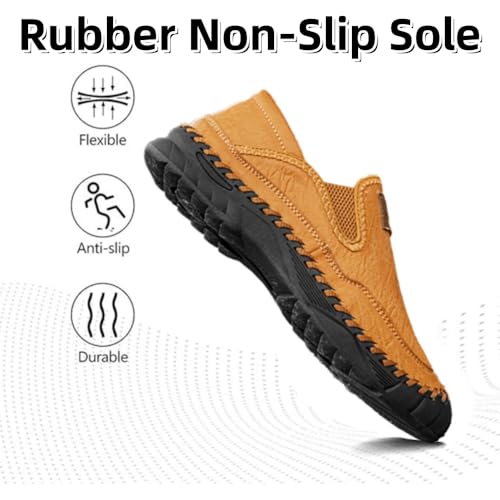 Men's Casual Loafer Slip On Comfort Soft Lightweight Business Driving Travel Walking Flat Non-Slip Sole Shoe4