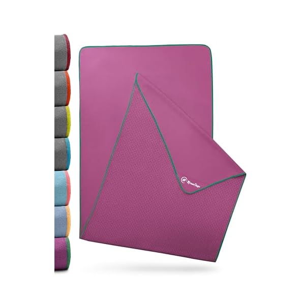 Nirvana Shape serviette hot yoga picots microfibre 185x63cm