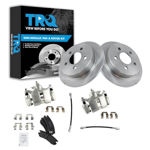 Image of TRQ Rear Brake Pad & Rotor Kit