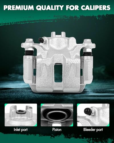 Image of SCITOO 19B2929 Rear Left Disc Brake Caliper Assembly w /Bracket For Honda For Odyssey 2005-2010