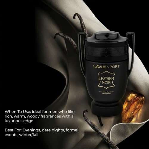 Image of Lavie Sport Leather Noir Eau De Parfum | Luxury Collection 100ml Perfume | Perfume for Men