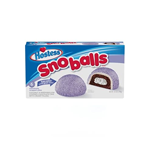 10.5Oz Hostess Sno Balls, Pack Of 12 Snoballs, Packaging May Vary #TOP1