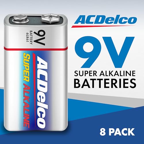 ACDelco 9V Batteries, Maximum Power Super Alkaline, 8-Count, 7-Year Shelf Life - image 2