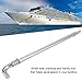 Raguso Boat Motor Tilt Rod Stainless Steel 688-43160-01 Alternative Heavy Duty Outboard Motors Engine Tilt Rod for 2 Stroke 50‑90HP Outboard Engine