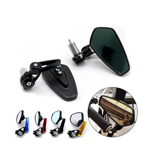 Espejos moto universales 8mm 10mm para espejo retrovisor de motocicleta Z750 ER6N ER6F B 6