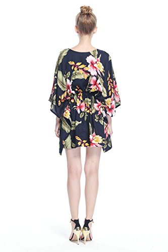 Image of Family Matching Hawaiian Clothes, Black Rafelsia