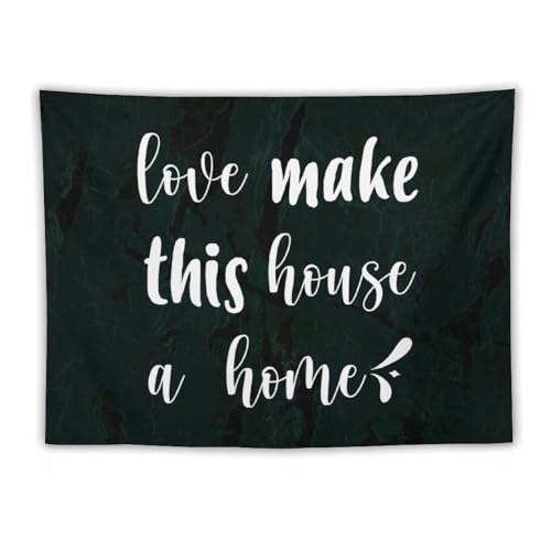 Tapiz para colgar "Love Make This House A Home", llena de amor y calidez tu hogar