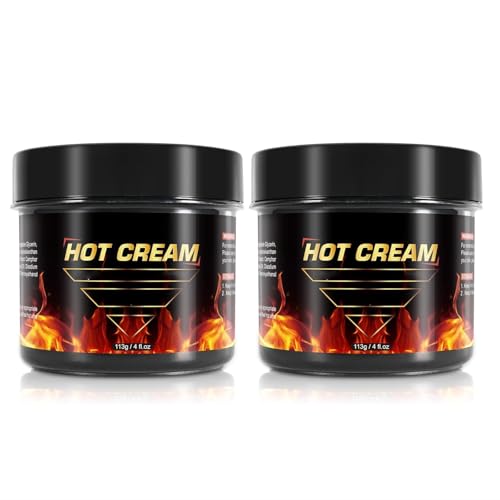 FANSHI 2PCS Hot Sweat Cream Natural Workout Enhancer for Muscle Warm-Up & Skin Tightening Supports Sweat & Circulation for Women & Men Belly Thighs Arms