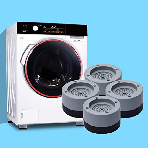 Lurrose 4PCS Silicone Almofadas Máquina de Lavar Roupa Máquina de Lavar Geladeira Absorvedor de Refo