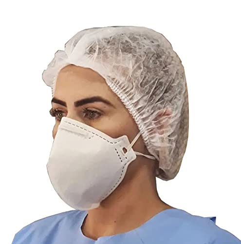 Máscara Proteção Respiratória Hospitalar PFF2 / N95 / KN95 com ANVISA, INMETRO e CA 44814 - BFE > 98