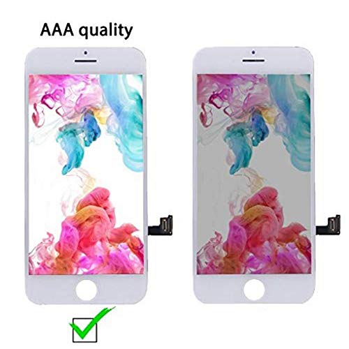 Image of Compatible for Apple iPhone 7+ (White) LCD Display+Touch Screen Combo Folder