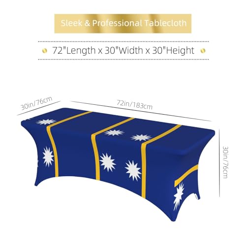 Housse de table rectangulaires extensibles élasthanne Nauru EdWal - 7