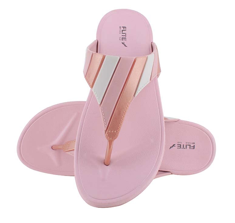 Image of FLITE Daily Use Slippers For Women /Bathroom Slippers /Home Slippers /All day wear FL-427 (Pink, numeric 8)