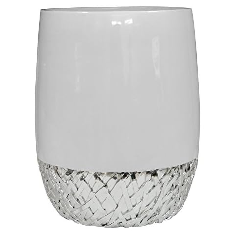 nu steel Bali Bathroom Wastebasket Bin Trash Can Cover