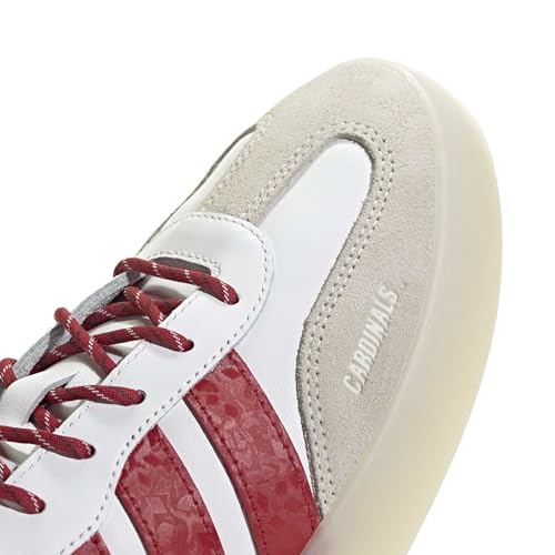 Image of adidas Men's NCAA Team Barreda Decode, White /Team Power Red /Black /University of Louisville, 8