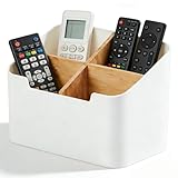 [Cloisons ajustables librement] L'intérieur comprend deux cloisons mobiles, vous permettant d'ajuster l'espace avec flexibilité selon la taille de vos objets. Qu'il s'agisse de télécommandes, stylos, cartes de visite ou petits bibelots, tout reste parfaitement organisé