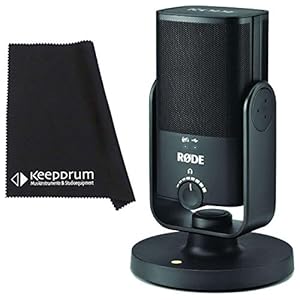 Rode NT-USB Mini USB-studio condensator microfoon + keepdrum microvezeldoek