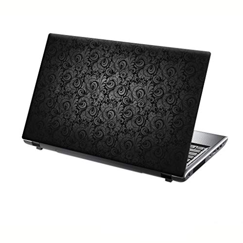 Autocollant Ordinateur 15.6" TaylorHe - Motif Cachemire Vintage, Effet Cuir, Protection Anti-Rayures
