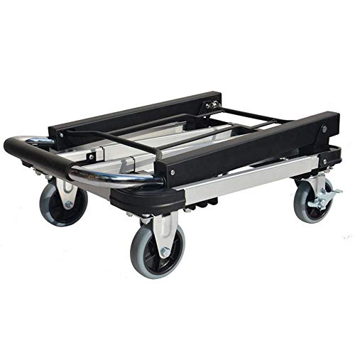 Carretilla plegable portátil con cuatro ruedas miniatura 3
