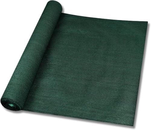 Patio 6' x 15' Sun Shade Fabric Roll 6/8/12 FT Shade Cloth for Patio, Outdoor Mesh Sail Sun Shades Canopy Replacement Pergola Cover for Backyard Deck Porch, Green