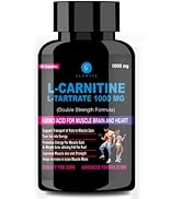 GLOWSIK L-Carnitine L- Tartrate 1000 mg pre work out , Fat burner supplements - 90 capsules