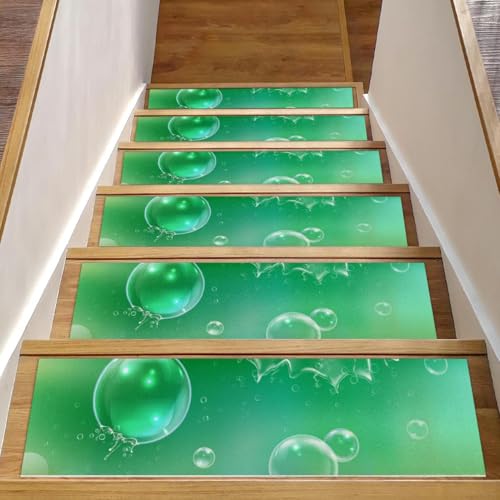 Alfombrillas autoadhesivas para escaleras con estampado de manzanilla pack de 15 2