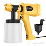 JFTOOIS Paint Sprayer 400W, 3 Spray Patterns Hvlp Spray Paint Gun, Adjustable Spray...