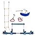 Gym1 Indoor Playground with Indoor Swing, Plastic Rings, and Climbing Ladder