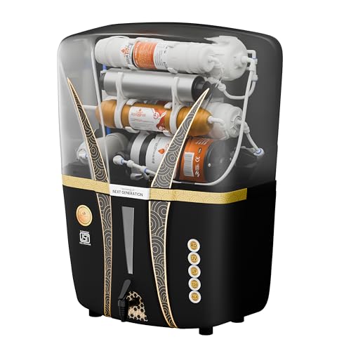 Image of AQUADPURE RO Water Purifier With UV, UF, TDS Adjuster 12L | 8 Stage Purification | Suitable For All Type Water Supply (A137 Dim Trn Alkaline RO)