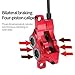Ecdtyix IIIPRO Ultralight 4 Piston Hydraulic Disc Brake Fully Internal Routing Split Oil Brake 800mm/1550mm for MTB Mountain Bike Cyclin(Red Brake)