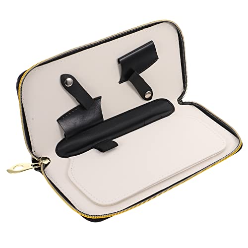 VICASKY Hair Stylist Scissor Pouch Bag Salon Scissors Organizer Pu Leather Case for Hairstylists