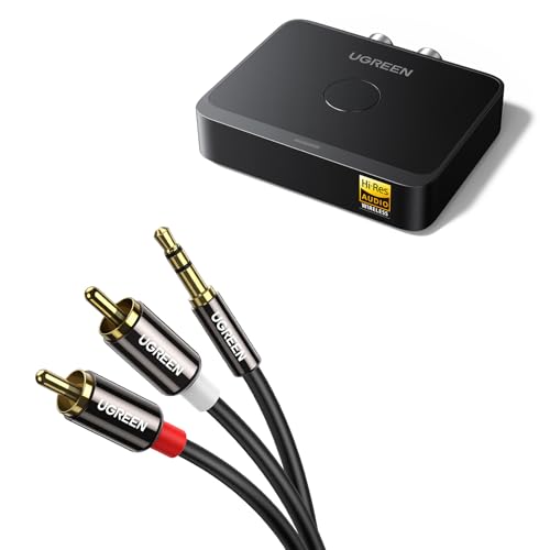 Récepteur Bluetooth 6.0 LDAC éliminant les câbles de votre chaîne HiFi grâce au Jack RCA