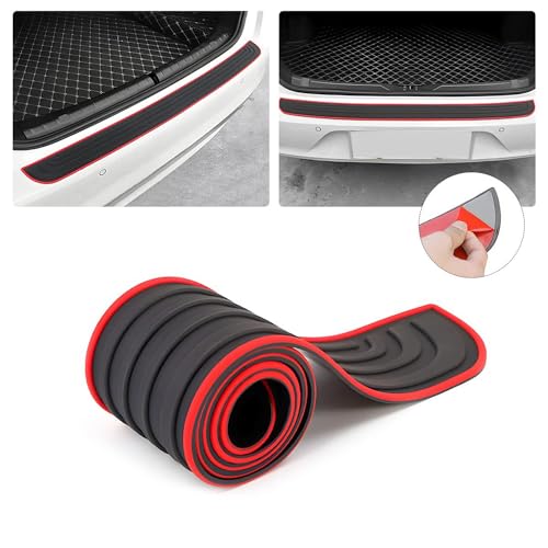 Protector parachoques trasero coche VW Tiguan 2010-2022 accesorios decorativos SUV 3