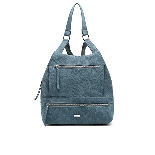MISAKO Rolla mochila antirrobo animal print - Bolso mochila antirrobo de mujer - Mochila casual pequeña espaciosa Rolla Azul 30 X 28 X 11 cm