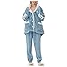 Schlafanzug Herren Damen Winter Fleece Pyjamas Set Kuschelig Teddy Nachtwäsche Zweiteiler Loungewear Flauschige Warm Plüsch Pullover und Winterhose Unisex Weich Kuschelig Flanell Loungewear