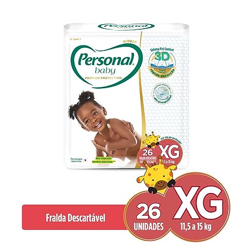 Personal Fralda Baby Premium Protection Xg Com 26 Unidades